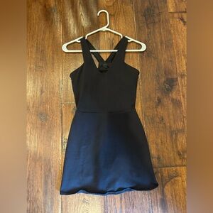 ALO Yoga Blue Sheath Cocktail Dress Sleeveless Halter